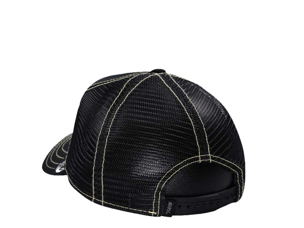 Goorin Bros The Queen Bee Black Trucker Snapback Gorra