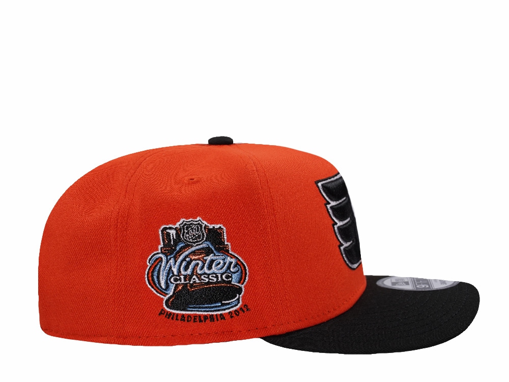 New Era Philadelphia Flyers Winter Classic 2015 Orange Two Tone Edition 9Fifty A Frame Snapback Gorra