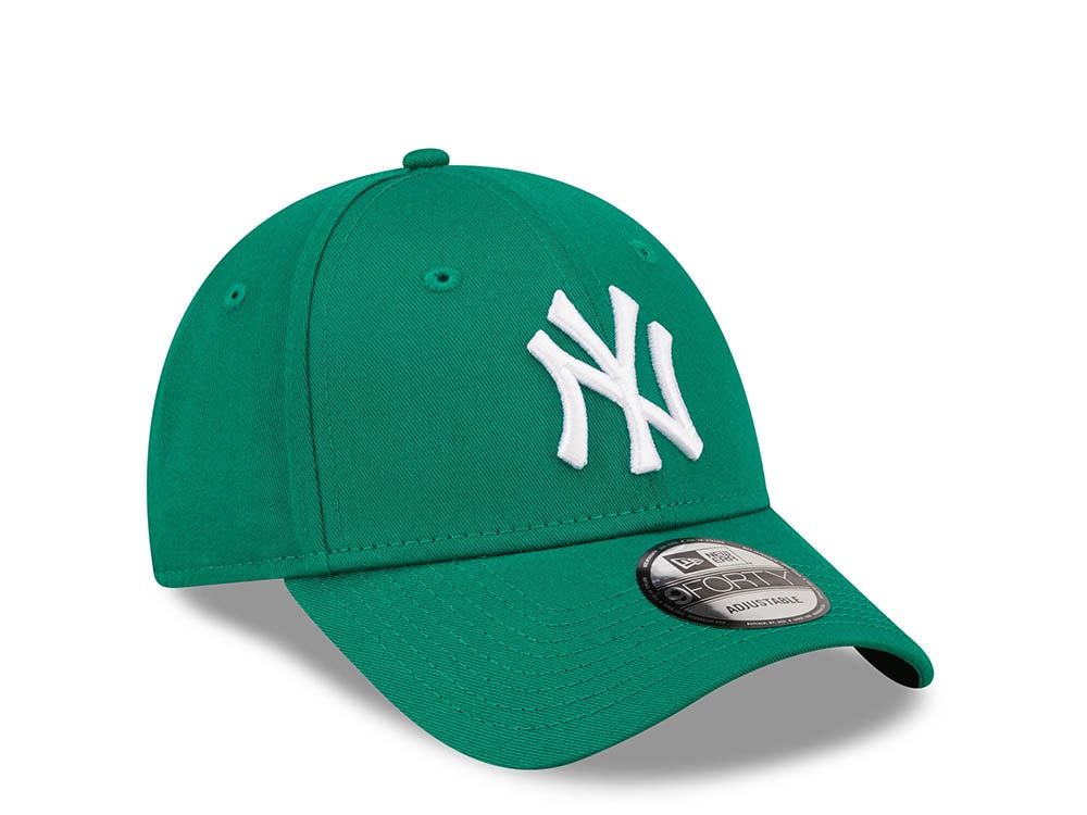 New Era New York Yankees Green Womens 9Forty Strapback Gorra