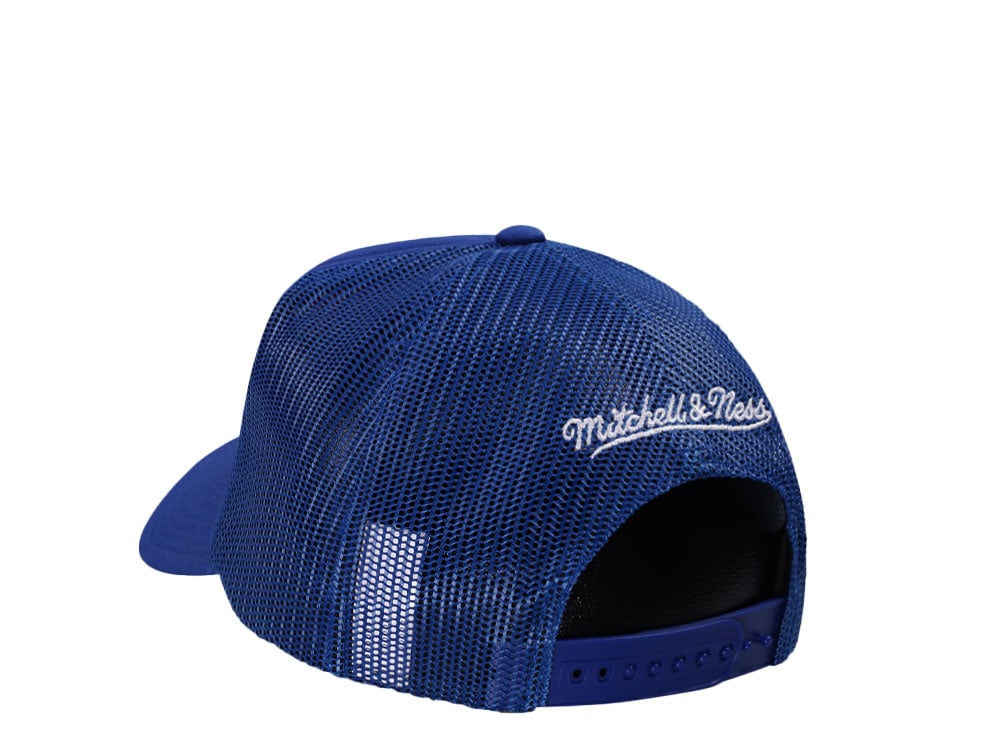 Mitchell & Ness New York Knicks Dark Blue Trucker Adjustable Fit Snapback Gorra