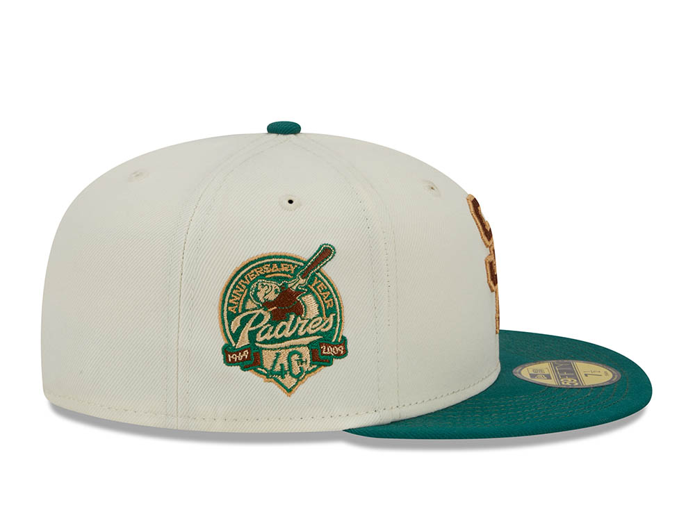New Era San Diego Padres 40th Anniversary Stone Two Tone Edition 59Fifty Fitted Gorra