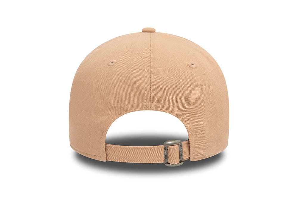 New Era Logo Beige 9Forty Strapback Gorra