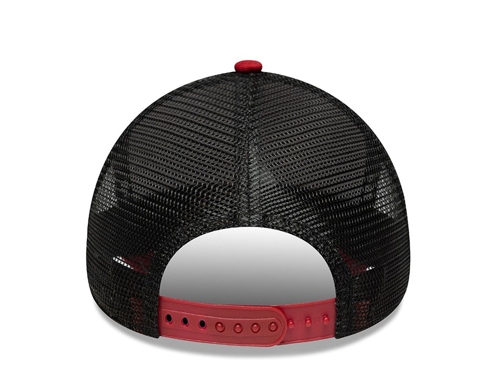 New Era AS Roma Tonal Maroon Edition 9Forty A Frame Trucker Snapback Gorra