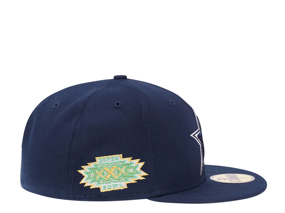 New Era Dallas Cowboys Citruspop Patch Super Bowl XXX 59fifty Fitted Gorra