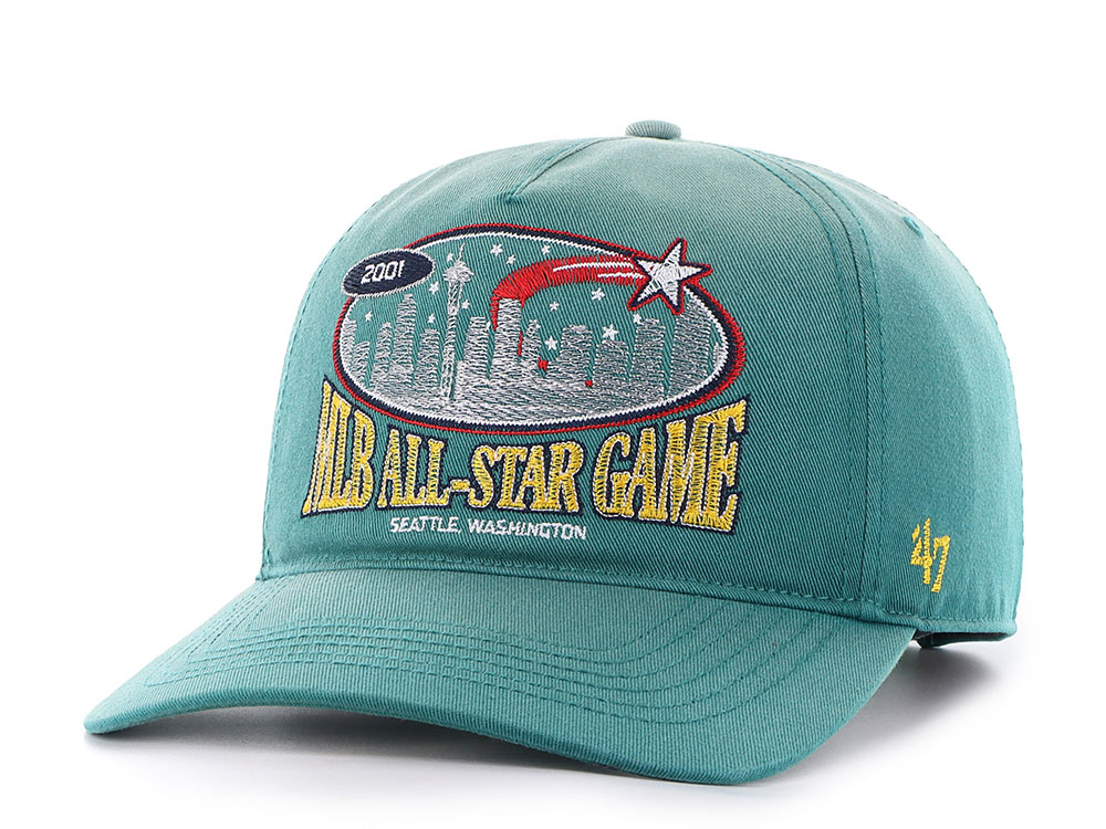 47 Brand Seattle Mariners All Star Game 2001 Midsummer Classic Tailgate Teal Hitch Snapback Gorra