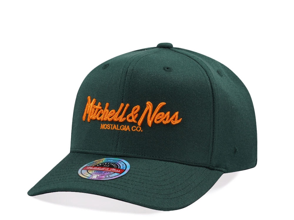Mitchell & Ness Red Pinscript Classic Red Stretch Snapback Gorra