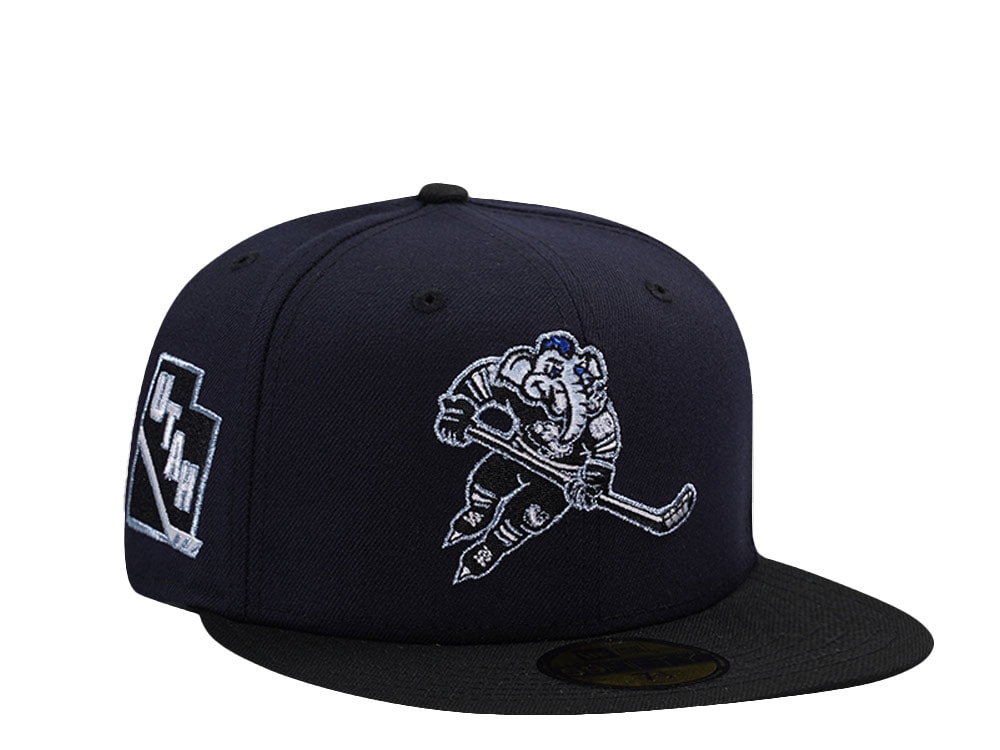 New Era Utah Mammoth Tusky Metallic Navy Two Tone Edition 59Fifty Fitted Gorra
