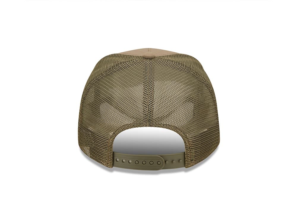 New Era New York Yankees Ripstop Olive A Frame Trucker Snapback Gorra