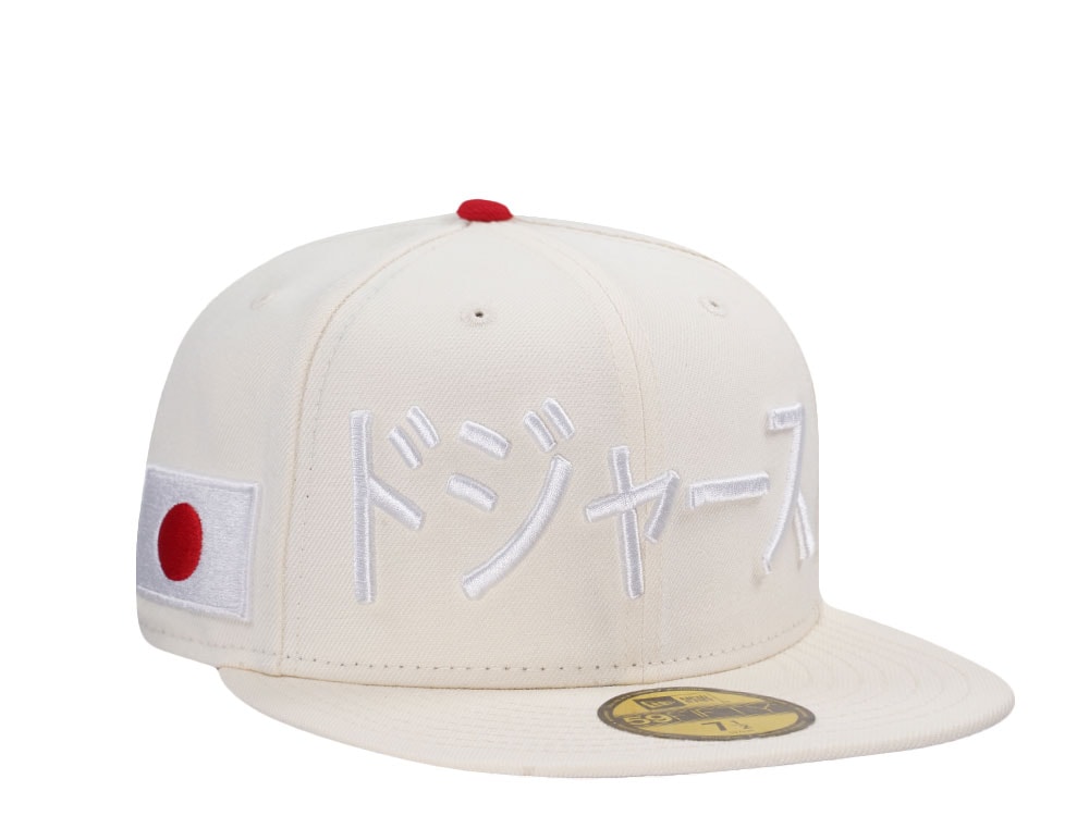 New Era Los Angeles Dodgers Kanji Japan White Prime Edition 59Fifty Fitted Gorra