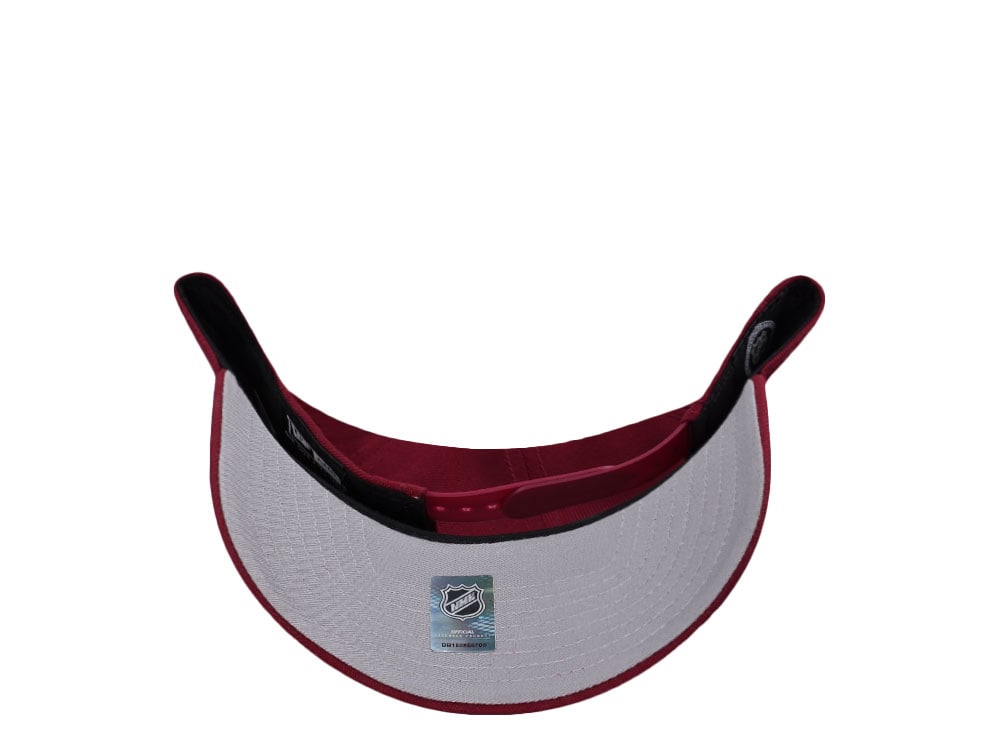 New Era New York Rangers 100th Anniversary Cardinal Red Prime Edition 9Forty A Frame Snapback Gorra