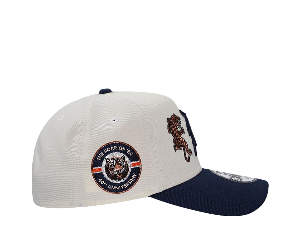 New Era Detroit Tigers 40th Anniversary Chrome Two Tone Edition 9Forty A Frame Snapback Gorra