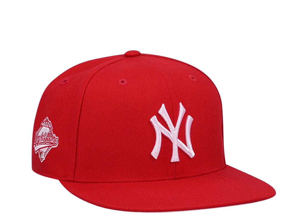 47Brand New York Yankees World Series 1996 Red Sure Shot Under Captain Snapback Gorra