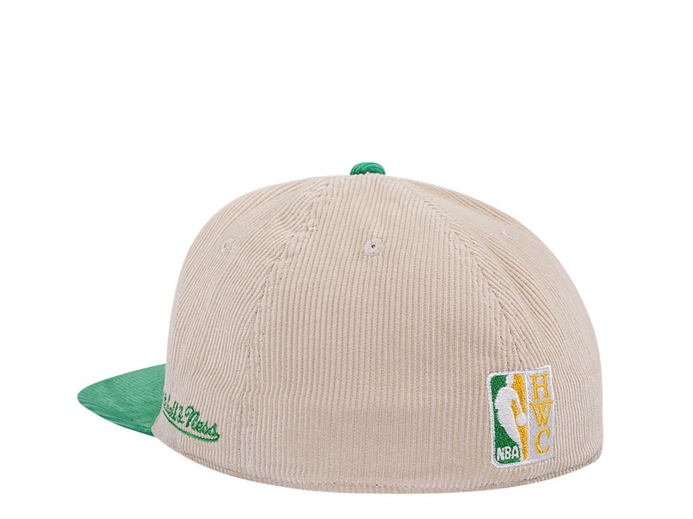 Mitchell & Ness Seattle Supersonics All Star 1994 Two Tone Hardwood Classic Cord Edition Dynasty Fitted Gorra