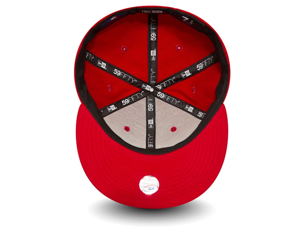 New Era New York Yankees Plain Red Prime Edition 59Fifty Fitted Gorra