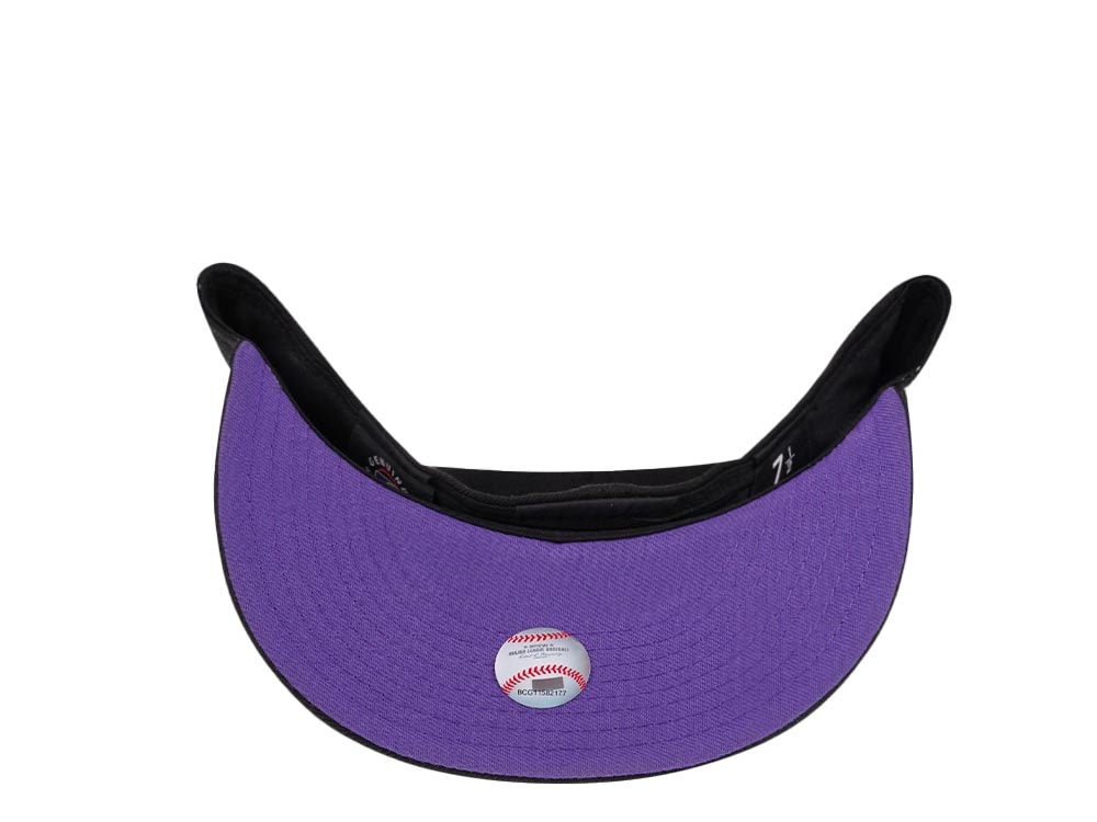 New Era Arizona Diamondbacks Black Purple Edition 59Fifty Fitted Gorra