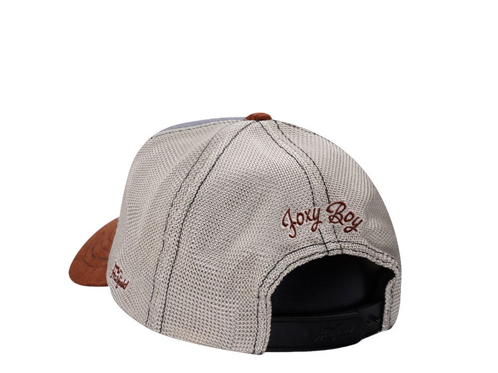 Hatfield Foxy Boy Gray Brown Trucker Snapback Gorra