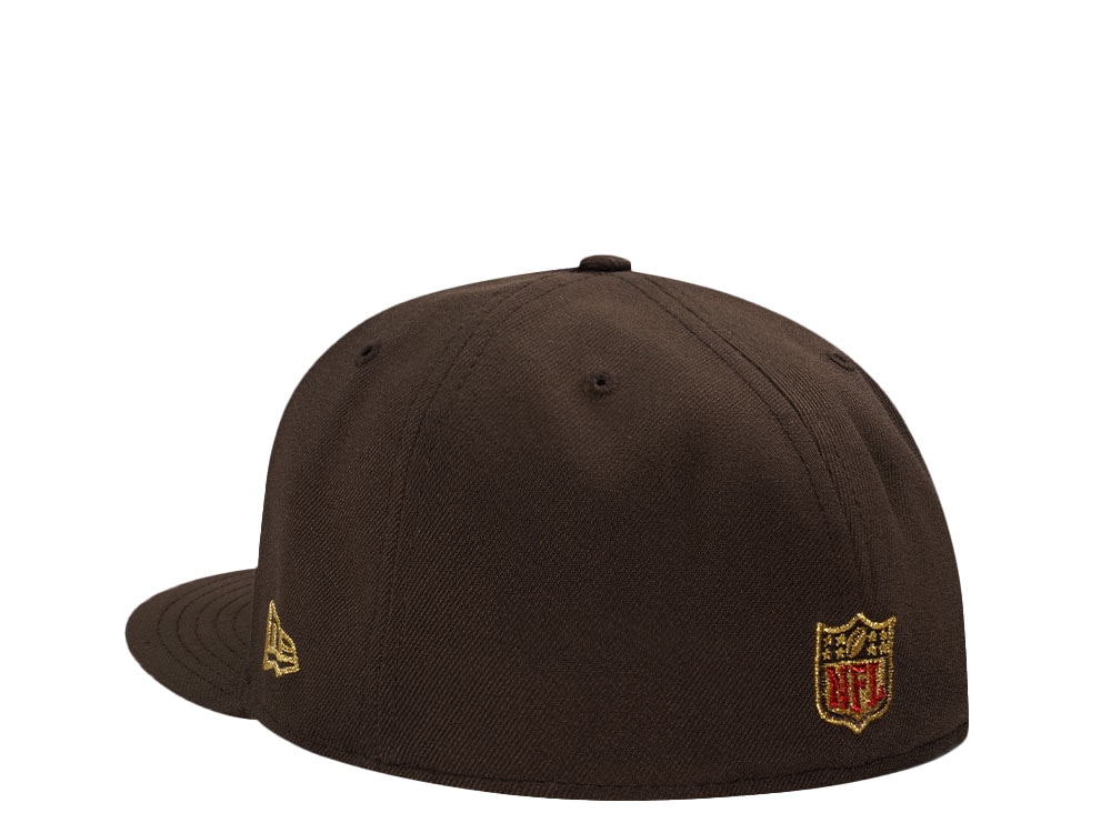 New Era San Francisco 30th Anniversary Super Bowl XXIV Walnut Throwback Edition 59Fifty Fitted Gorra