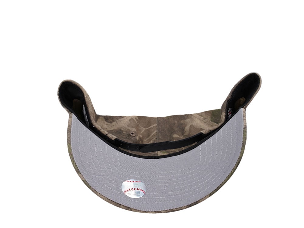 New Era Baltimore Orioles Leaf Camo Copper 9Forty A Frame Snapback Gorra