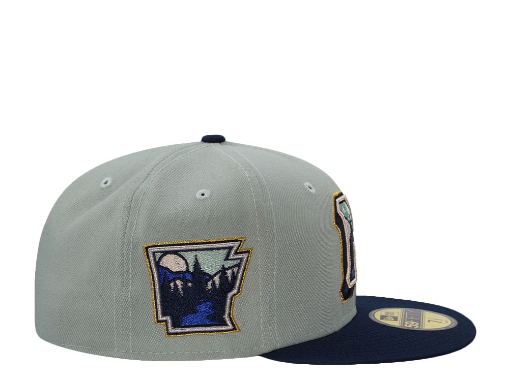 New Era Northwestern Arkansas Naturals Evergreen Two Tone Edition 59Fifty Fitted Gorra