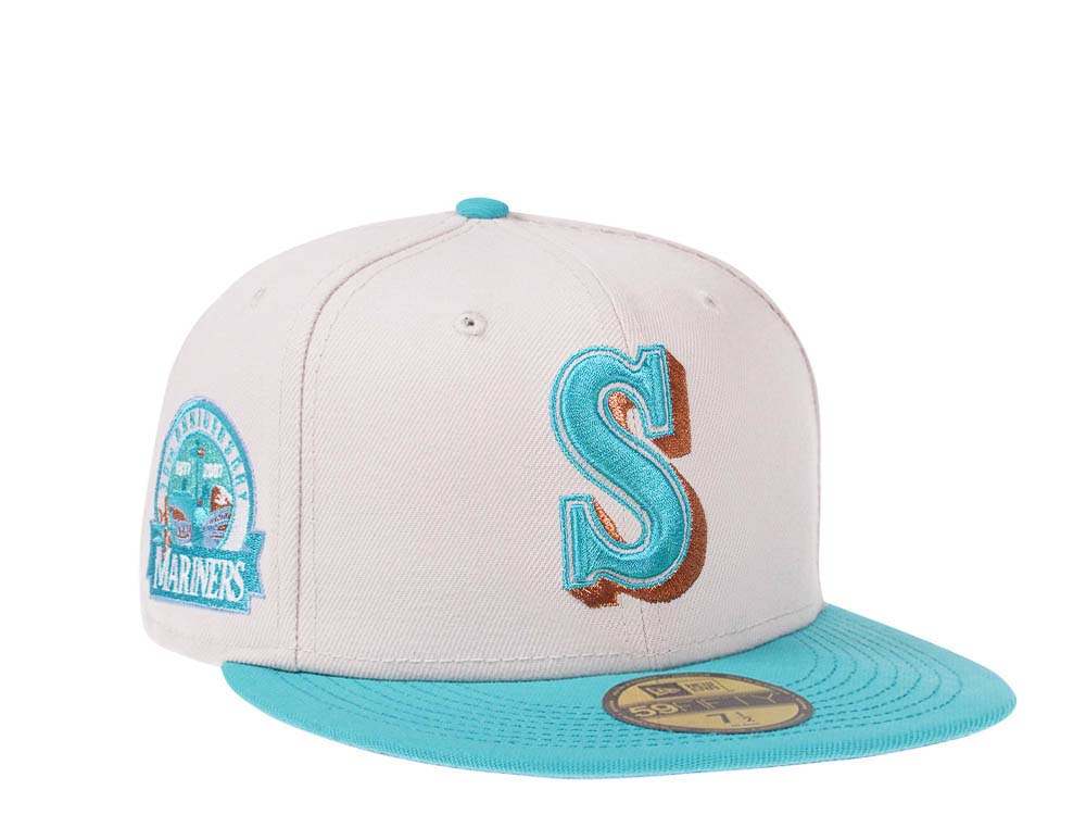 New Era Seattle Mariners 30th Anniversary Stone Prime Two Tone Edition 59Fifty Fitted Gorra