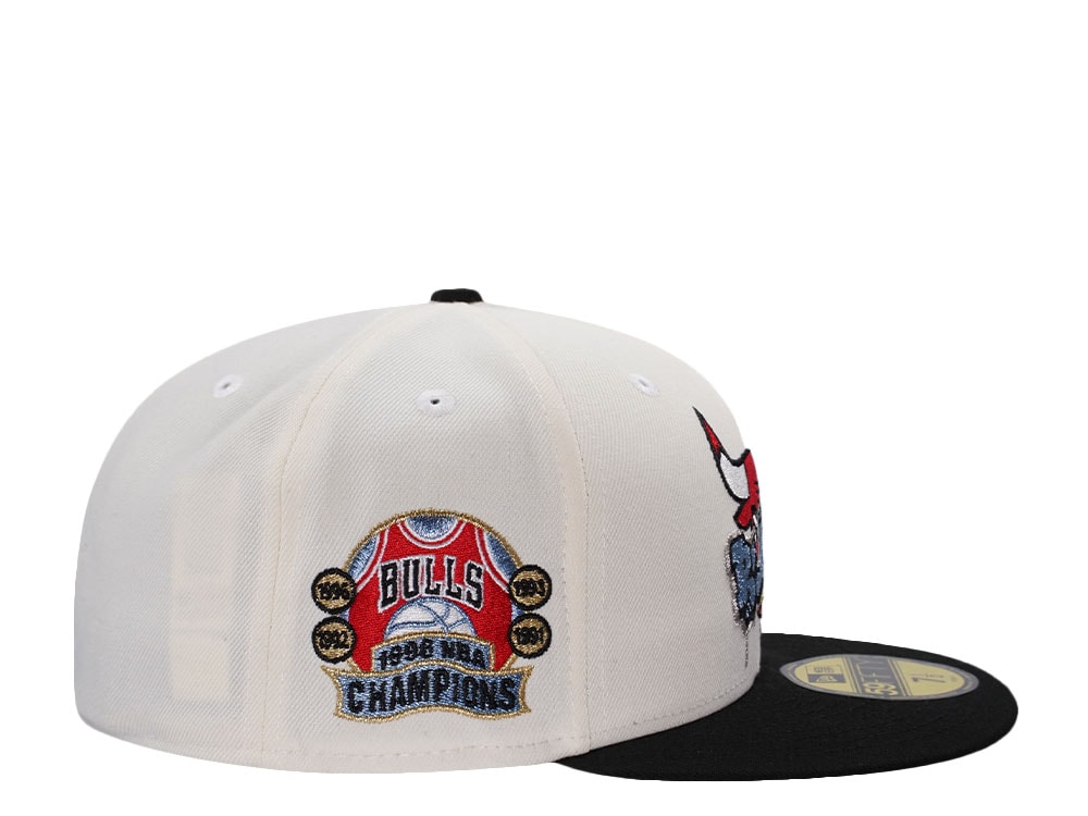 New Era Chicago Bulls NBA Champions 1996 Chrome Two Tone Edition 59Fifty Fitted Gorra