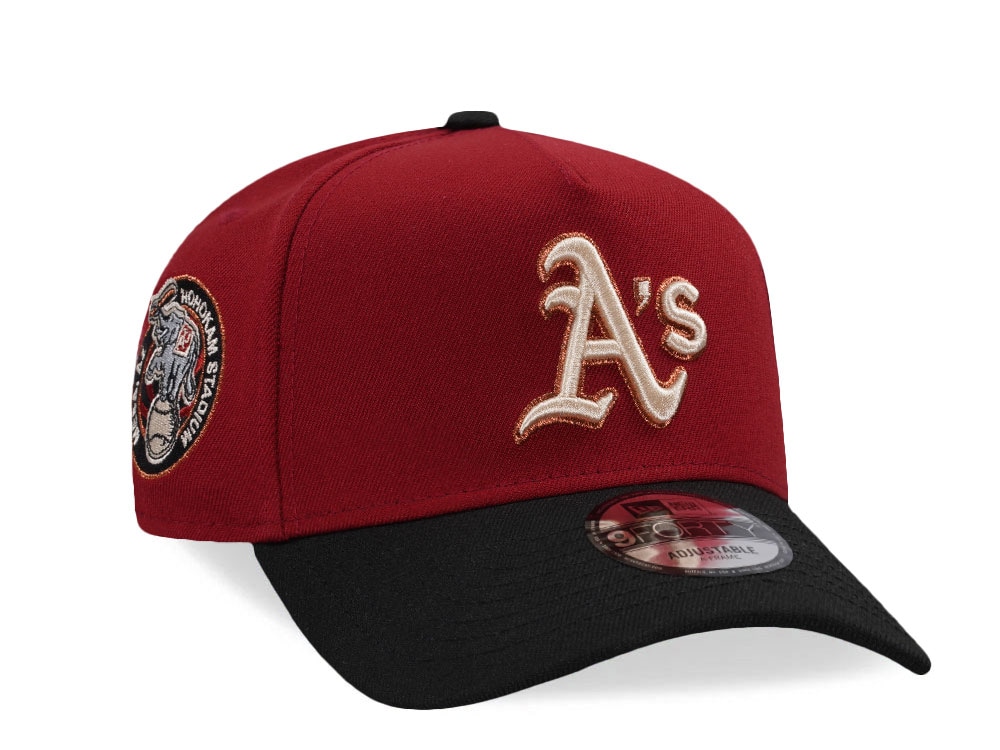 New Era Oakland Athletics Stadium Patch Two Tone Edition 9Forty A Frame Snapback Gorra