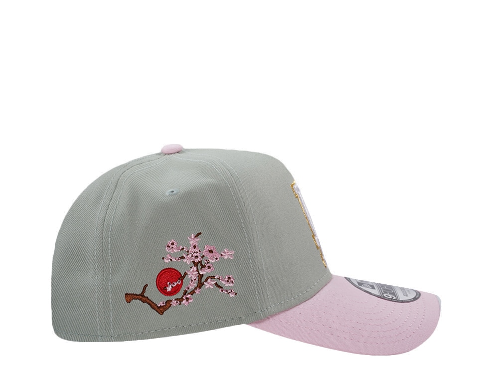 New Era Los Angeles Dodgers Evergreen Pink Two Tone Edition 9Forty A Frame Snapback Gorra