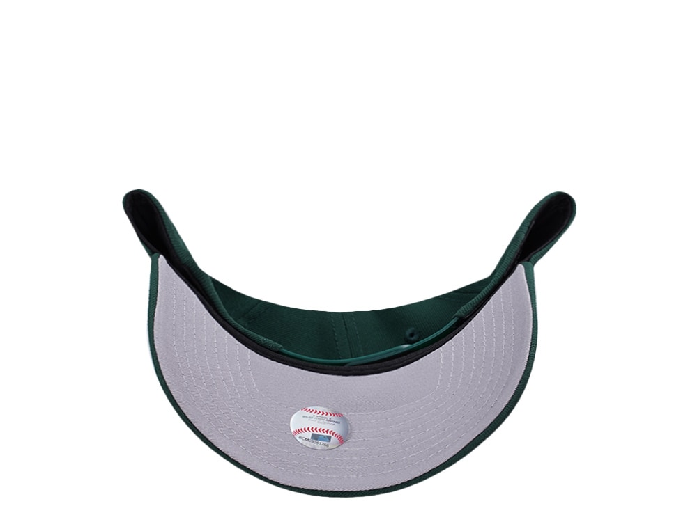 New Era New York Yankees Micro Script Dark Green Prime Edition 9Forty A Frame Snapback Gorra