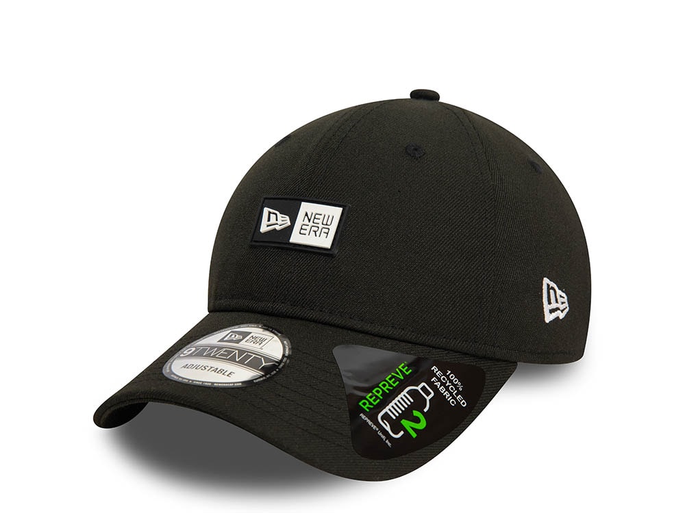 New Era New Era Classic Logo Black and White 9Twenty Strapback Gorra