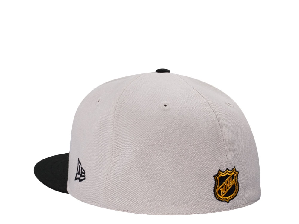 New Era Pittsburgh Penguins Stanley Cup Champions 1991 Stone Two Tone Edition 59Fifty Fitted Gorra