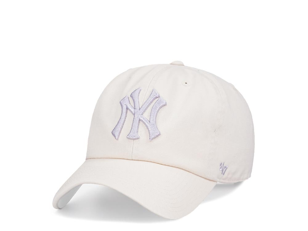 47Brand New York Yankees Natural Clean Up Strapback Gorra