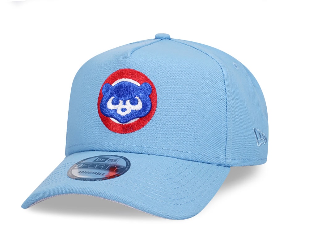 New Era Chicago Cubs Sky Blue Classic Edition 9Forty A Frame Snapback Gorra