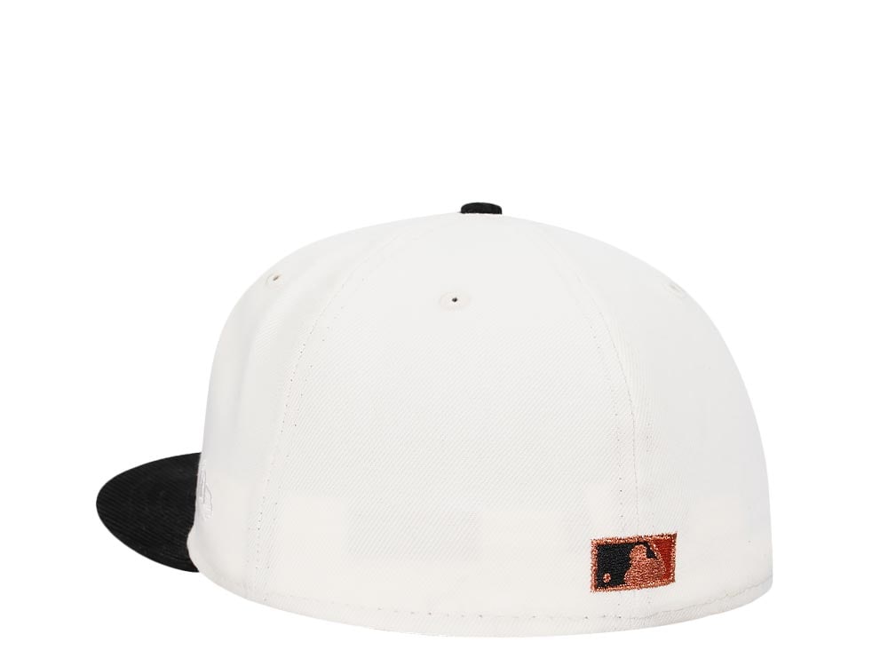 New Era Houston Astros Cream Cord Brim Prime Edition 59Fifty Fitted Gorra