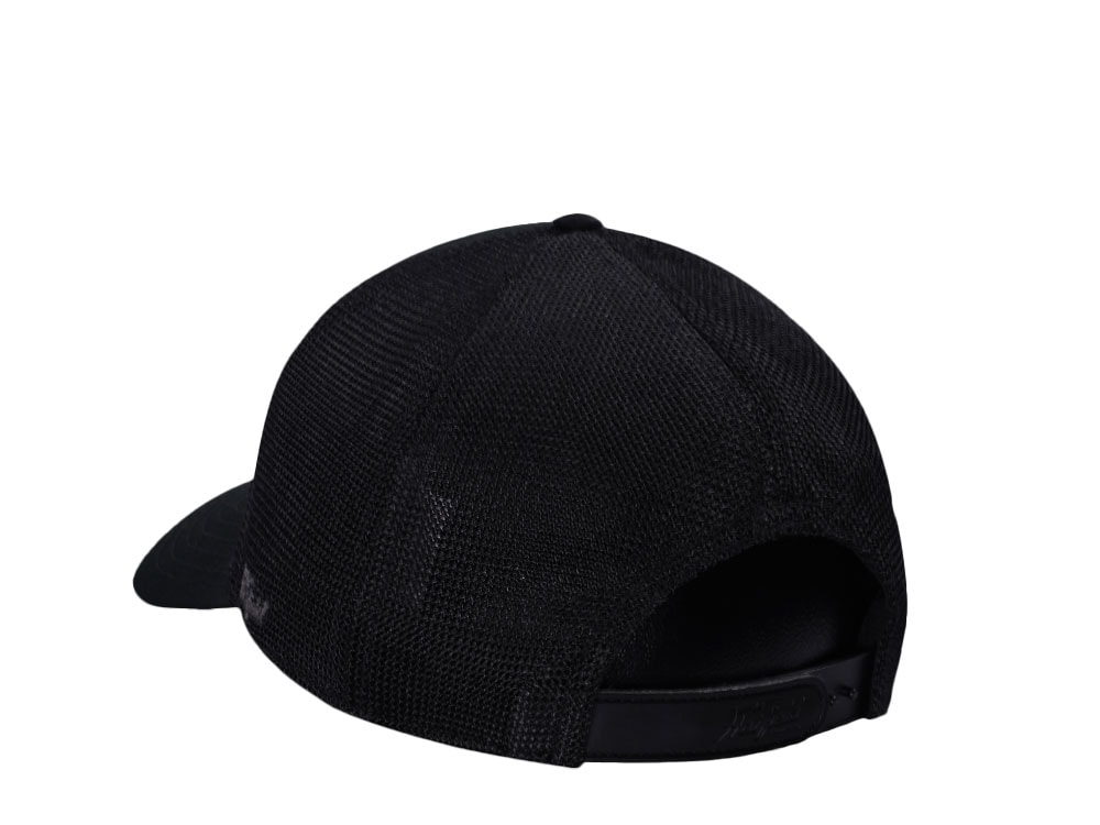 Hatfield Original Script Black Trucker Snapback Gorra