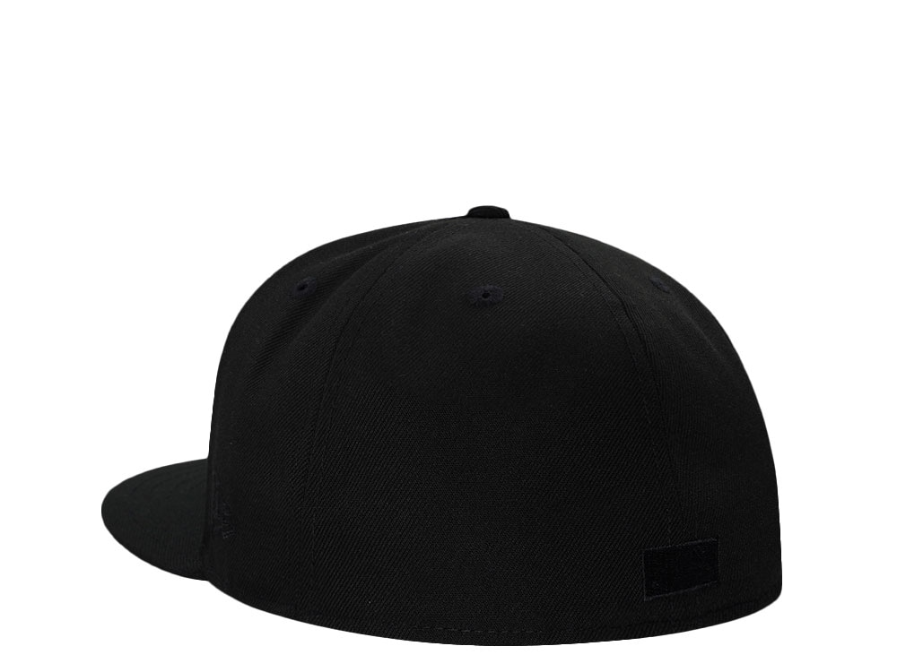 New Era Anaheim Angels 60th Anniversary Fallen Black Edition 59Fifty Fitted Gorra