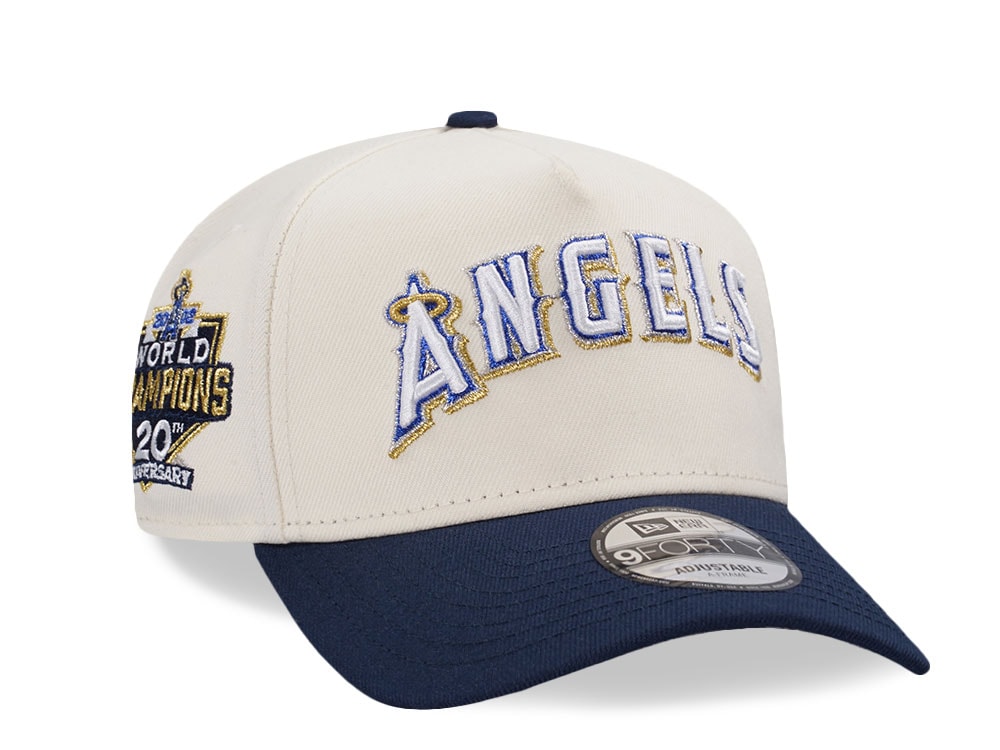 New Era Anaheim Angels World Champions 20th Anniversary Chrome Two Tone Edition 9Forty A Frame Snapback Gorra