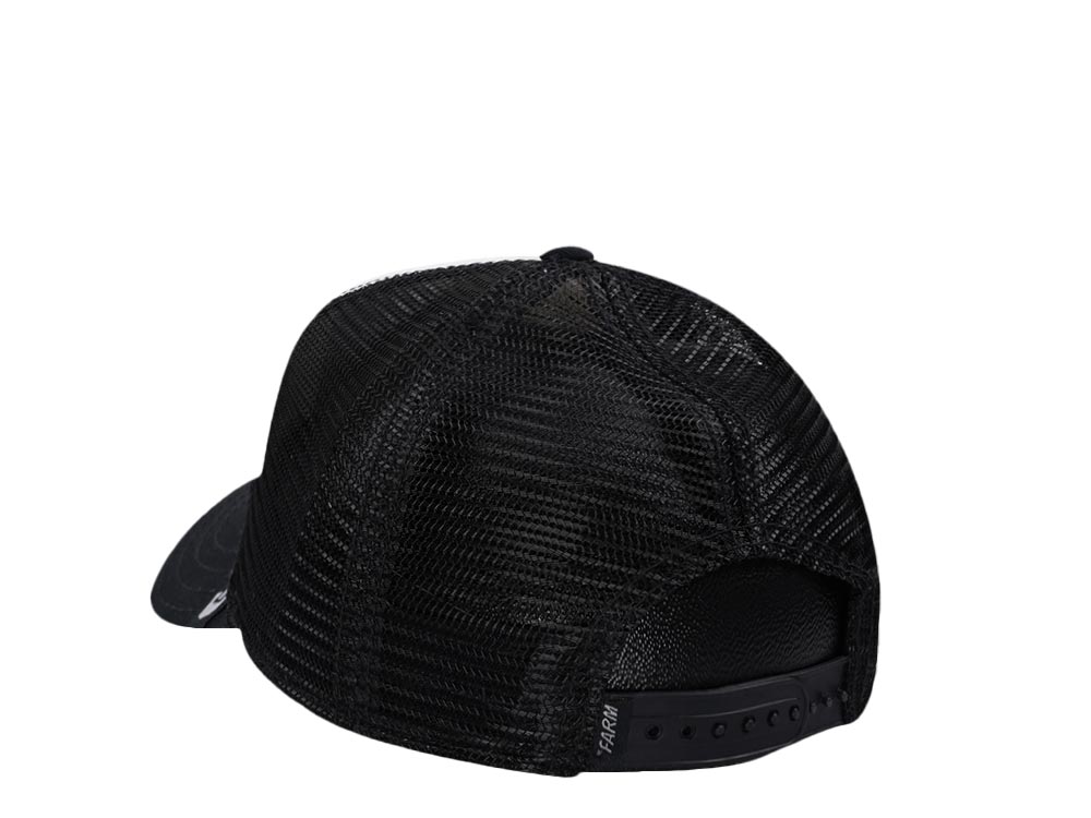 Goorin Bros The Cash Cow Black White Trucker Snapback Gorra