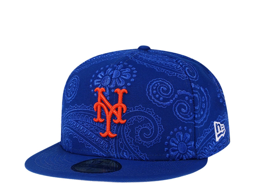 New Era New York Mets Blue MLB Swirl 59Fifty Fitted Gorra