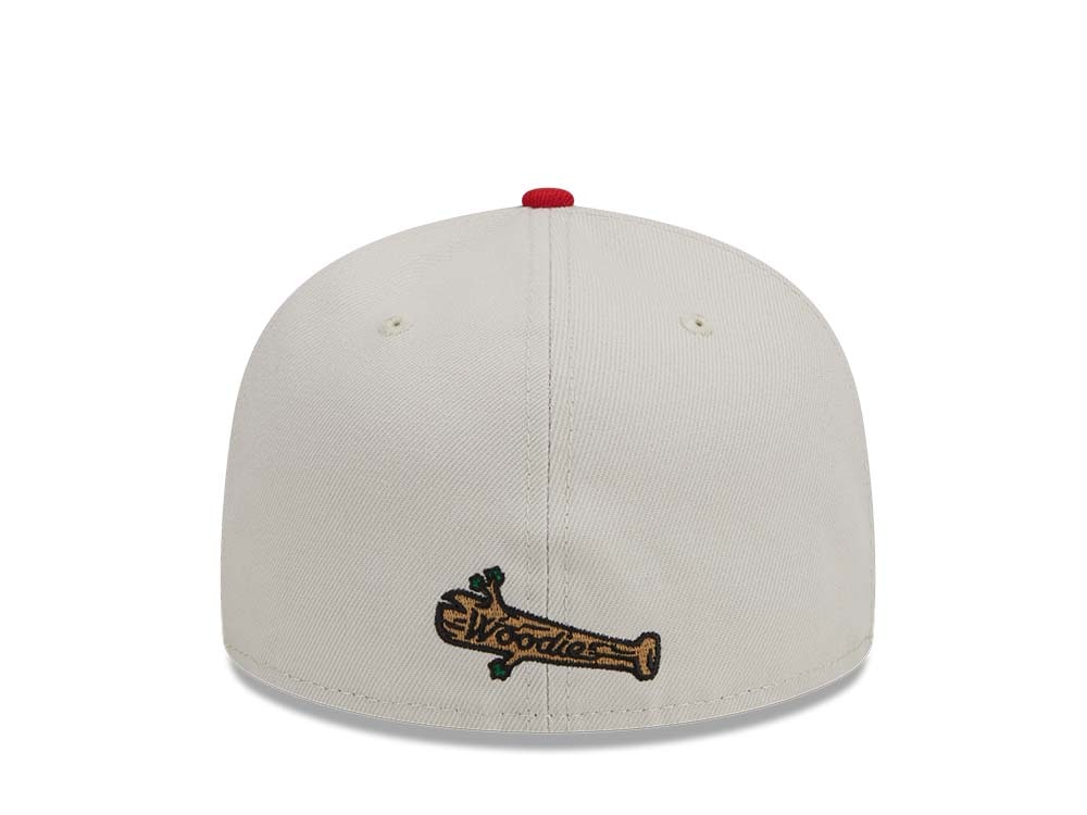 New Era Texas Rangers Farm Team Stone Throwback Two Tone Edition 59Fifty Fitted Gorra