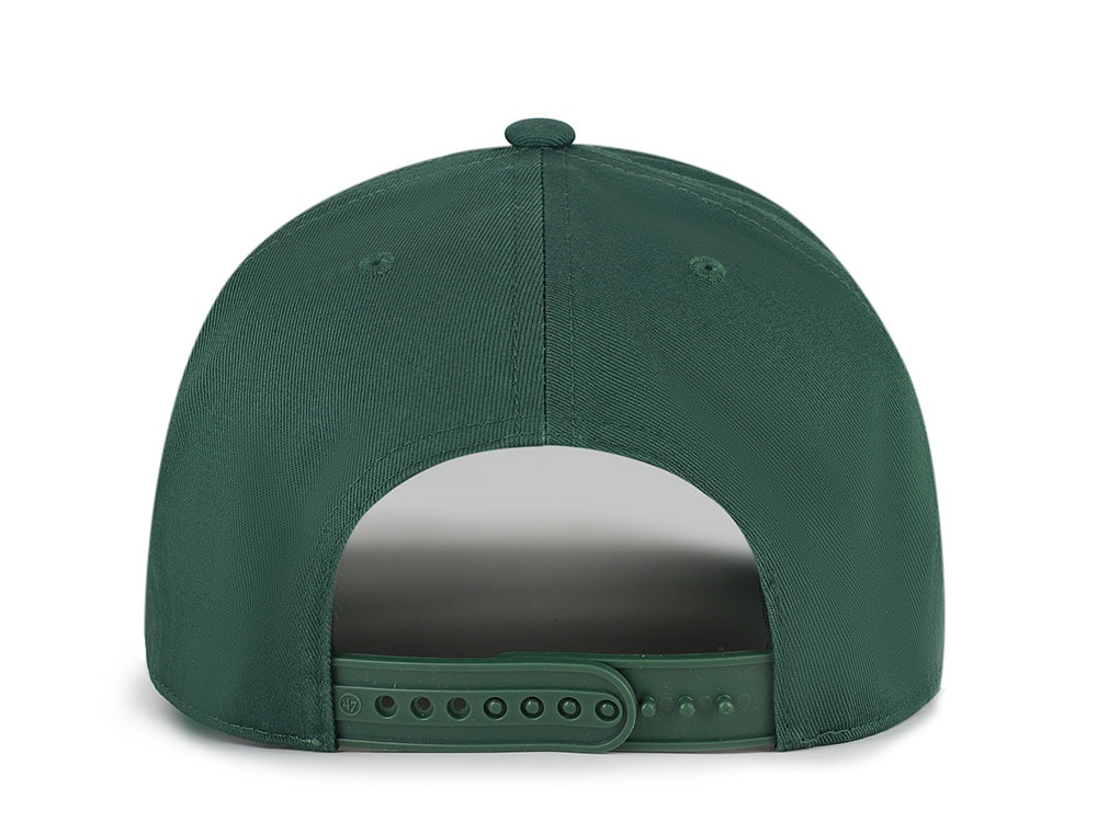 47 Brand Oakland Athletics Cooperstown Suede Visor Dark Green Hitch Snapback Gorra