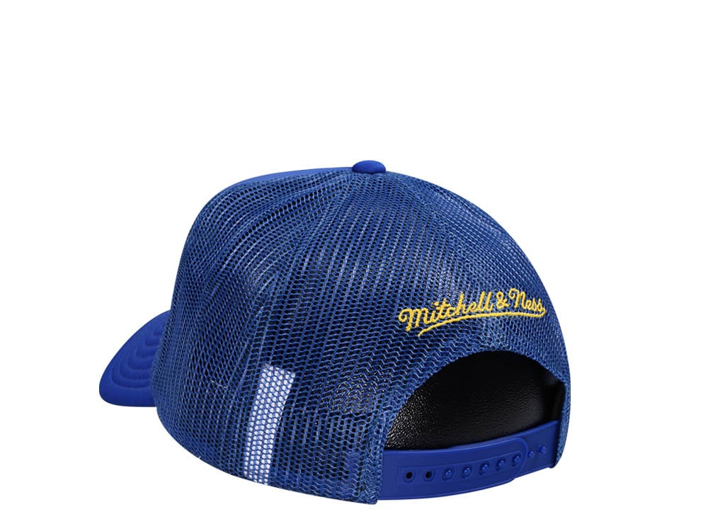 Mitchell & Ness Golden State Warriors Blue Billboard Trucker Snapback Gorra