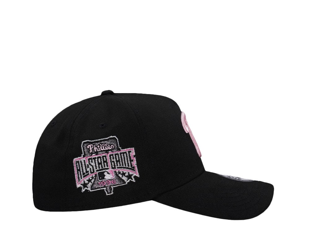 New Era Philadelphia Phillies All Star Game 1996 Black Pink Edition 9Forty A Frame Snapback Gorra