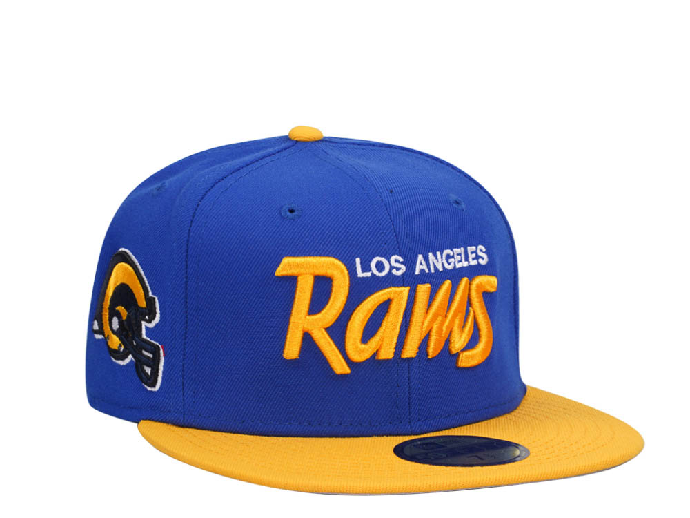 New Era Los Angeles Rams Blue Two Tone Classic Edition 59Fifty Fitted Gorra