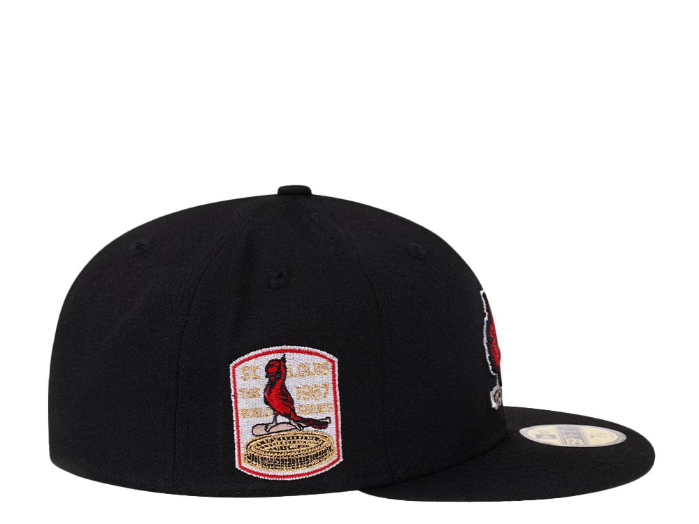 New Era St. Louis Cardinals World Series 1967 Black Throwback Edition 59Fifty Fitted Gorra