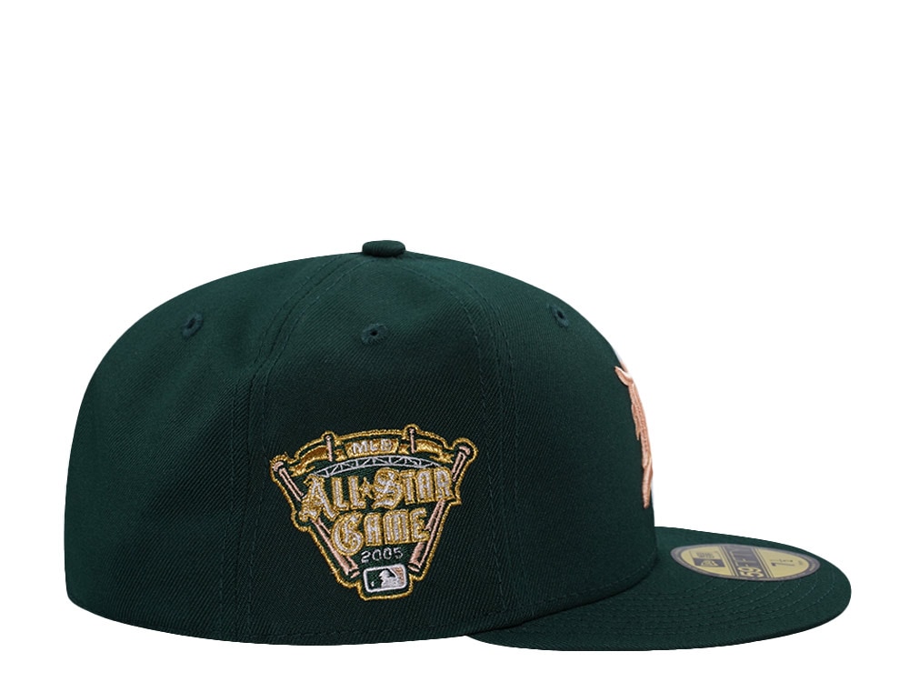 New Era Detroit Tigers All Star Game 2005 Dark Green Prime Edition 59Fifty Fitted Gorra