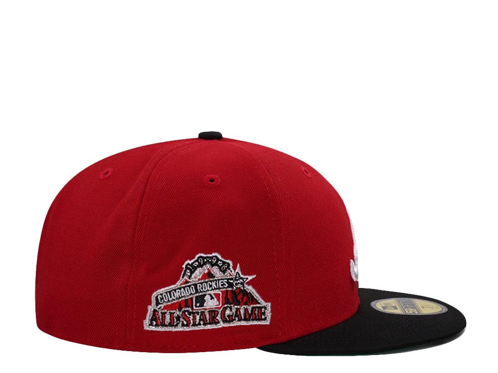 New Era Atlanta Braves All Star Game 1998 Scarlet Two Tone Edition 59Fifty Fitted Gorra