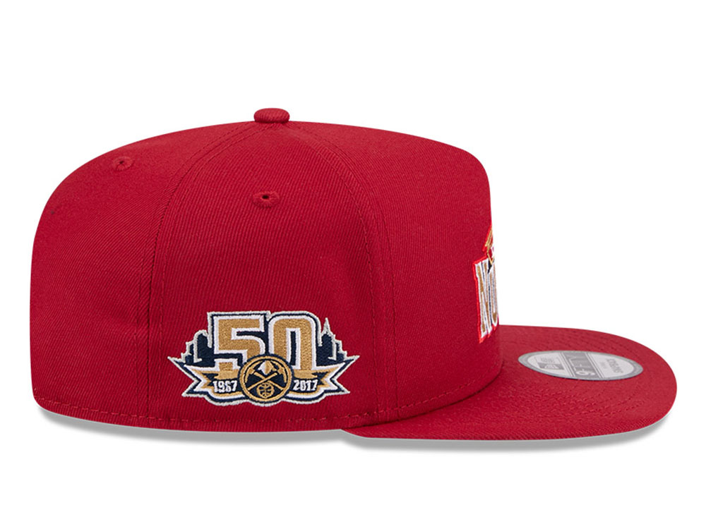 New Era Denver Nuggets 50th Anniversary HWC Edition 9Fifty A Frame Snapback Gorra