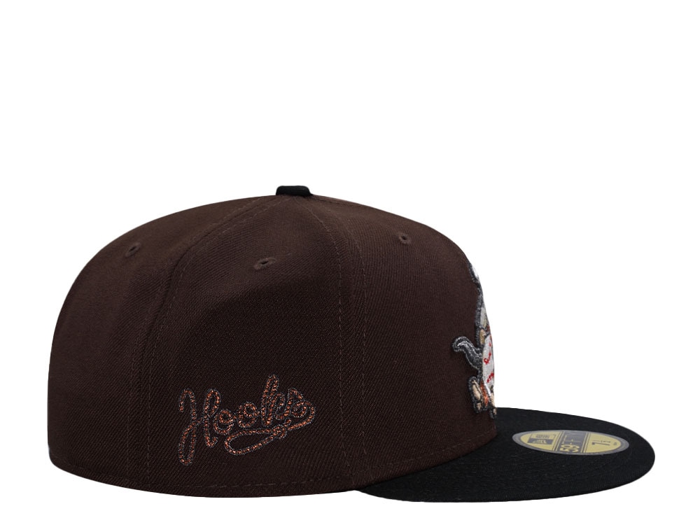 New Era Corpus Christi Hooks Rodeo Night Burnt Two Tone Edition 59Fifty Fitted Gorra