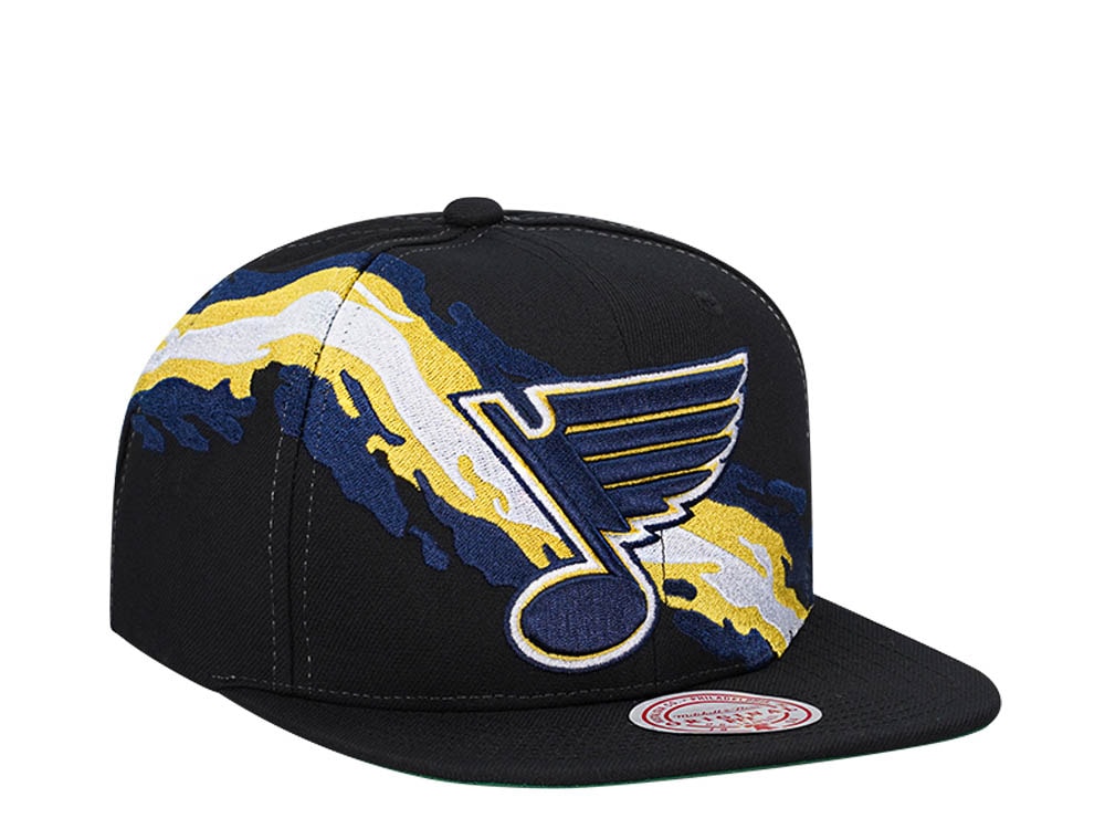Mitchell & Ness St. Louis Blues Vintage Paintbrush Snapback Gorra