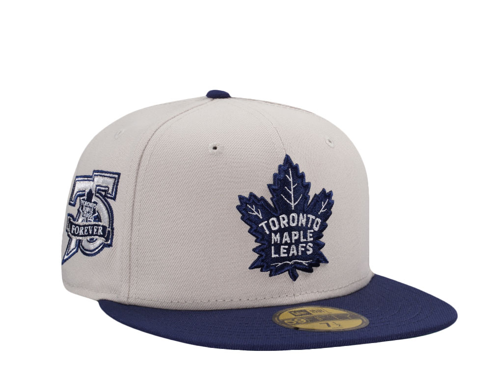 New Era Toronto Maple Leafs 75th Anniversary Stone Two Tone Edition 59Fifty Fitted Gorra